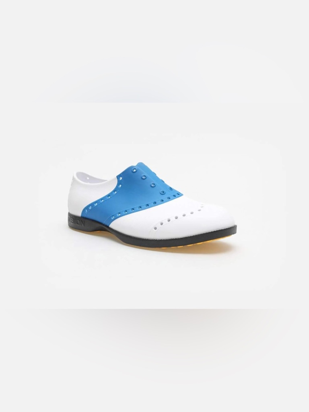 🆕 Biion Sz 9 Men’s Saddles Spikeless Golf Shoes in White & Royal Blue